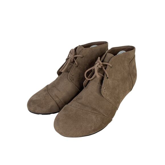 MIA Womens Amore Sarah Ankle Bootie Size 10M Brown Suede - Picture 1 of 10